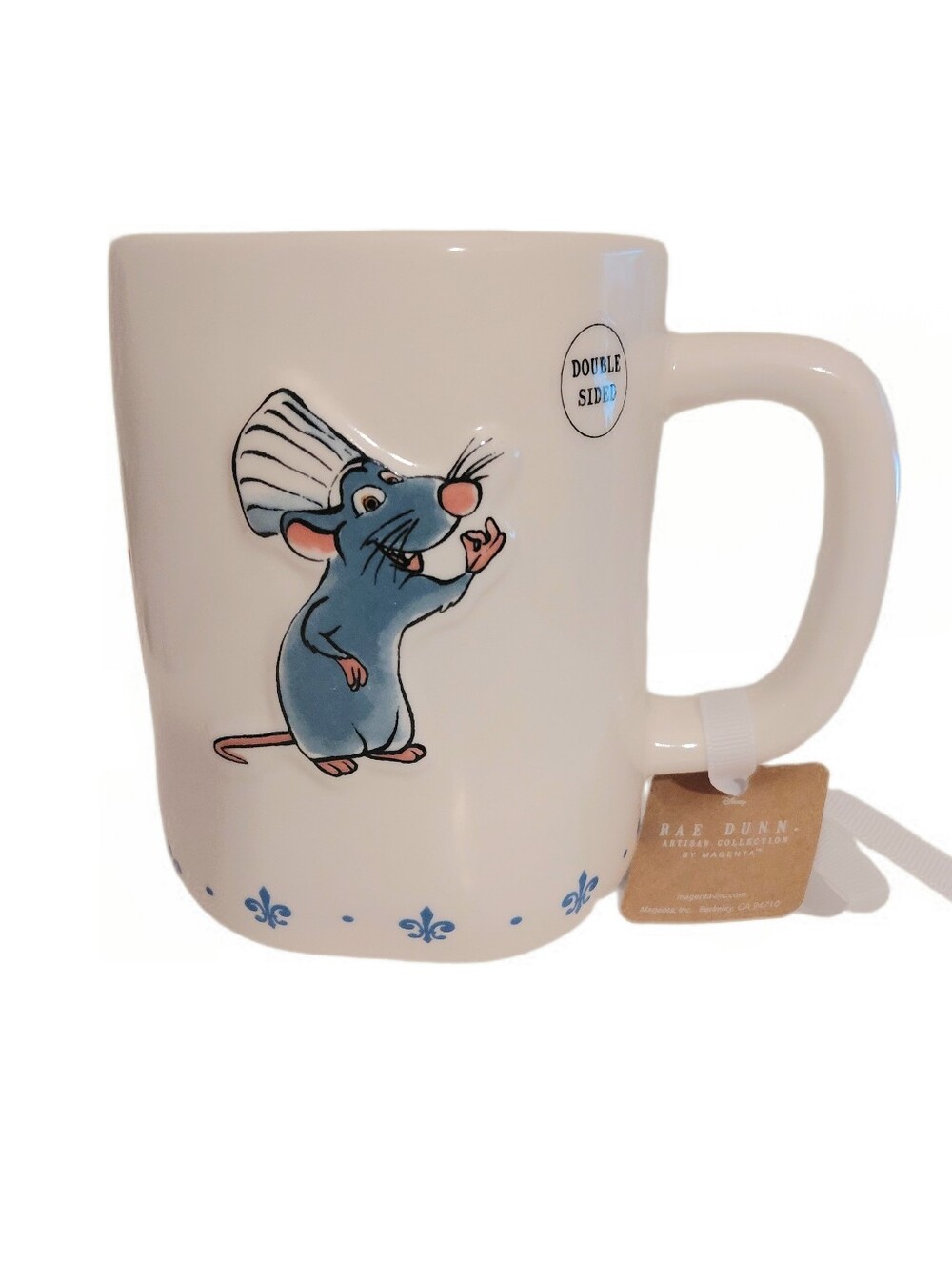 Rae Dunn Disney Pixar Ratatouille Remy Chef's Kiss Ceramic Coffee Mug